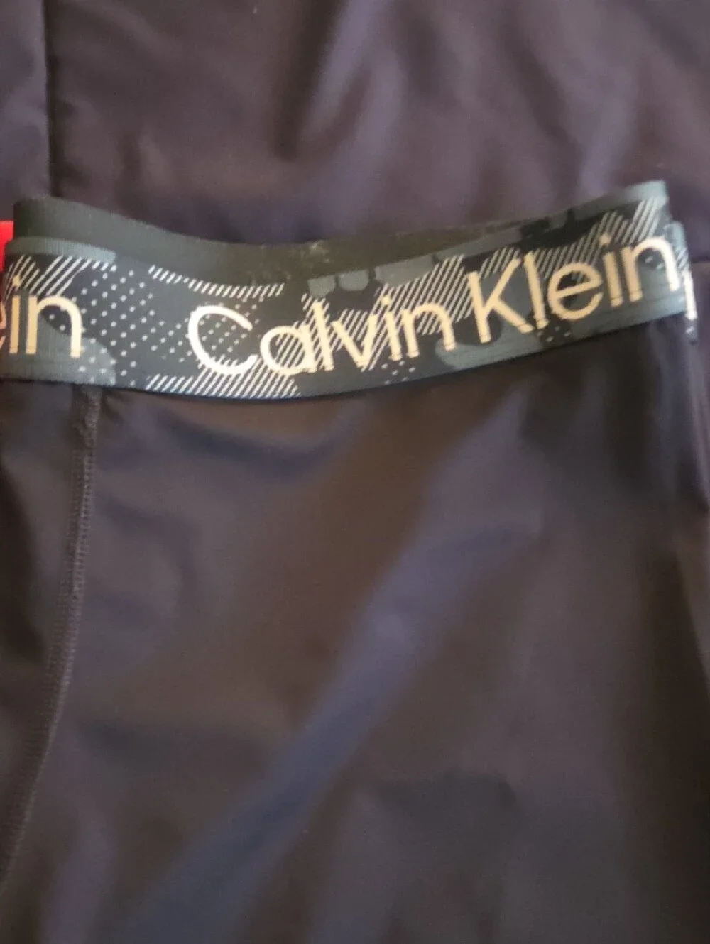 Calvin Klein Boxer Briefs Trio — Navy Blue, Red, Light Blue Dri-fit Material